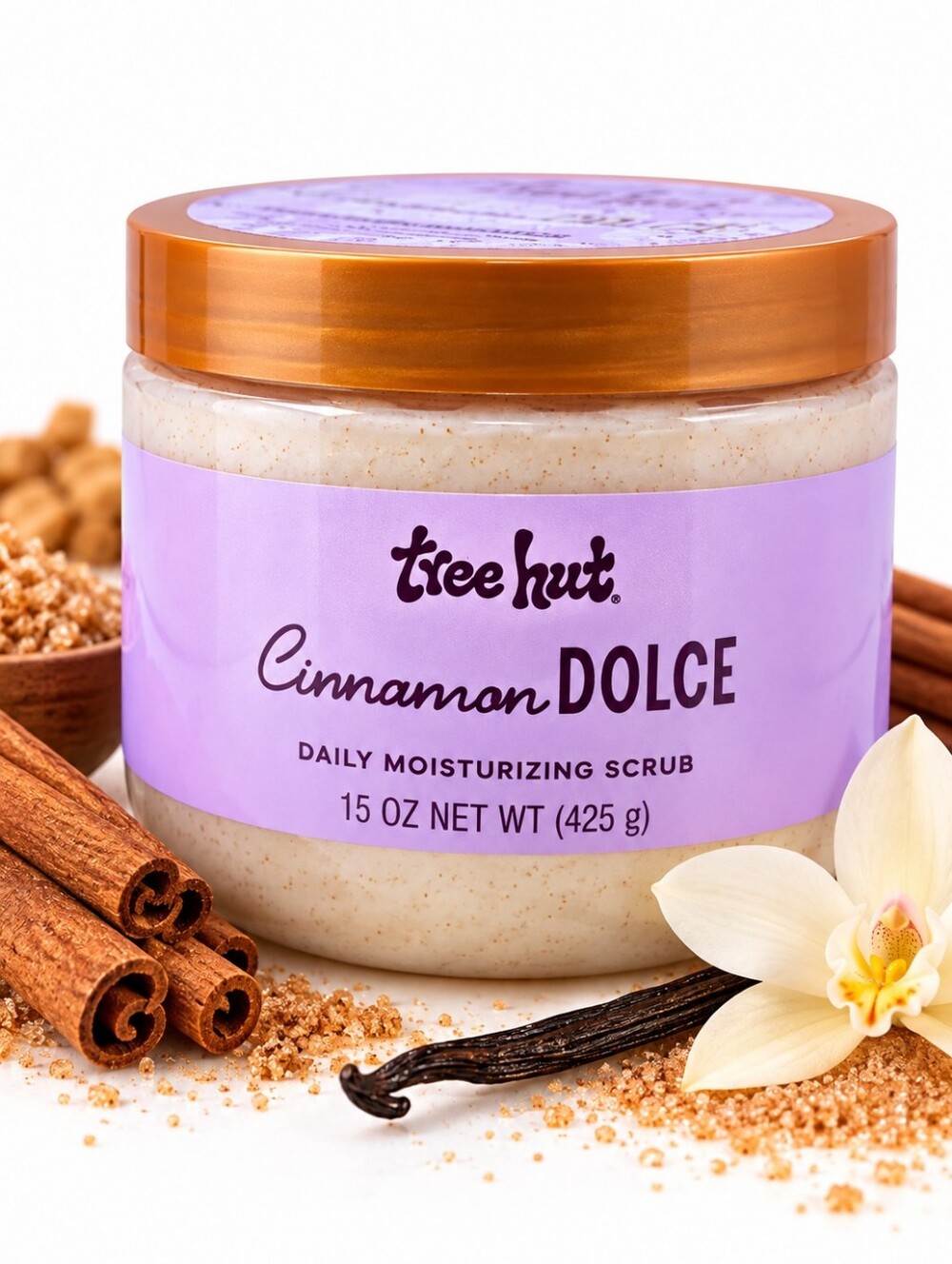 $8 Add-On Tree Hut Cinnamon Dolce Scrub